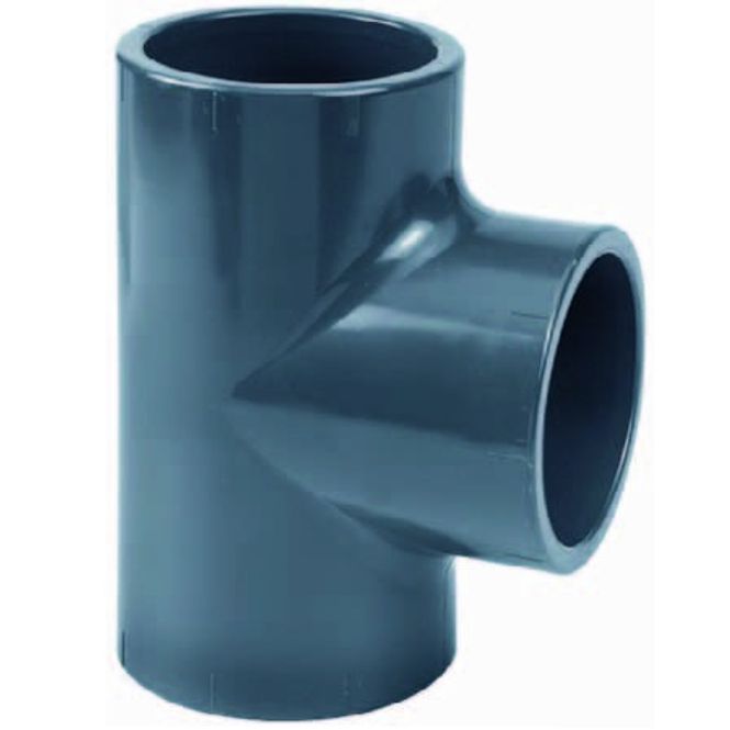 Hovedbilde PVC T-Rør | 90° T Ø40mm PN16