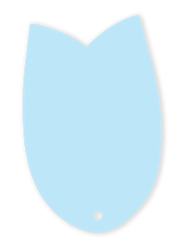 SBG-150 BASSENGFOLIE LYS BLÅ TYPE B