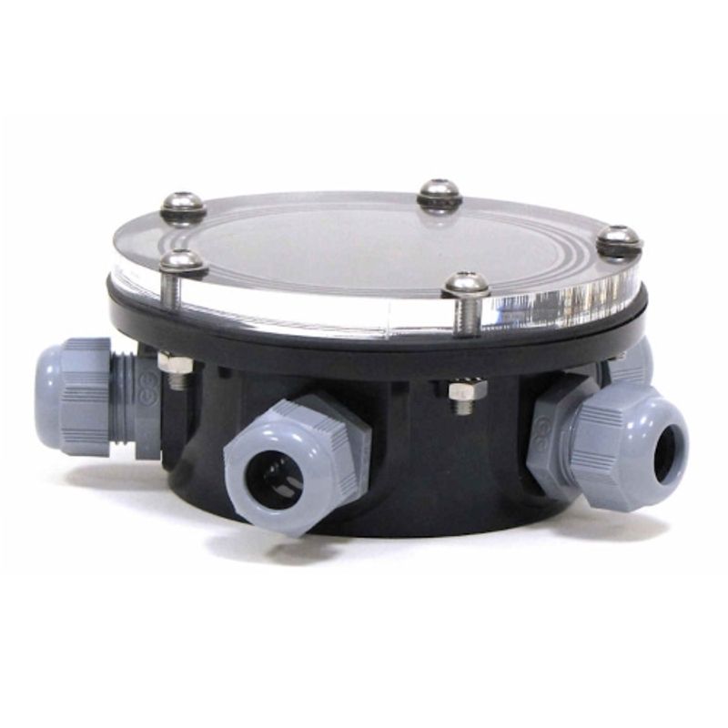 Liten Koblingsboks | 1xPG-16 + 4xPG-9  Utgang