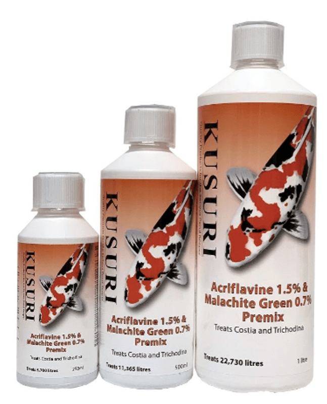 KUSURI ACRAFLAVIN & MALACHITE GREEN PREMIX 500ML