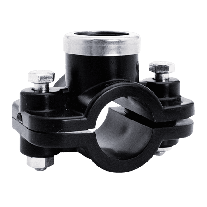 Hovedbilde PP Anboringsklammer M/Forsterkning | Ø 20mm x ½