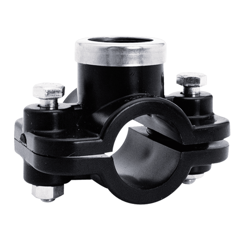 PP Anboringsklammer M/Forsterkning | Ø 20mm x ½