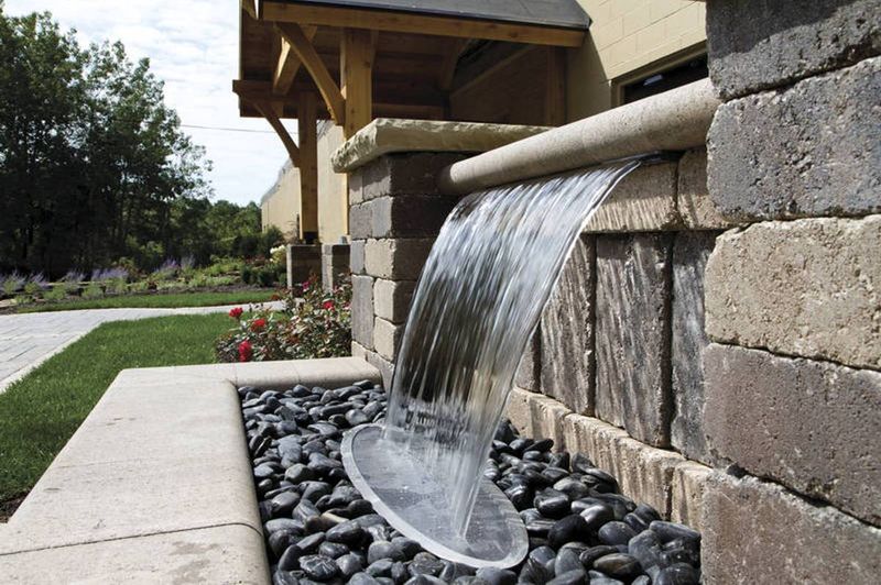 Oase Vannfall 90CM | Pakke M/Lys og Lyd/Sprut Demper