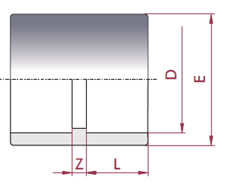PVC Skjøt Muffe | Ø90mm PN16