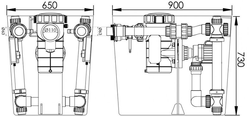 Komplett Plug & Play Filtersystem For (Svømme)Dam | Maks 40M³