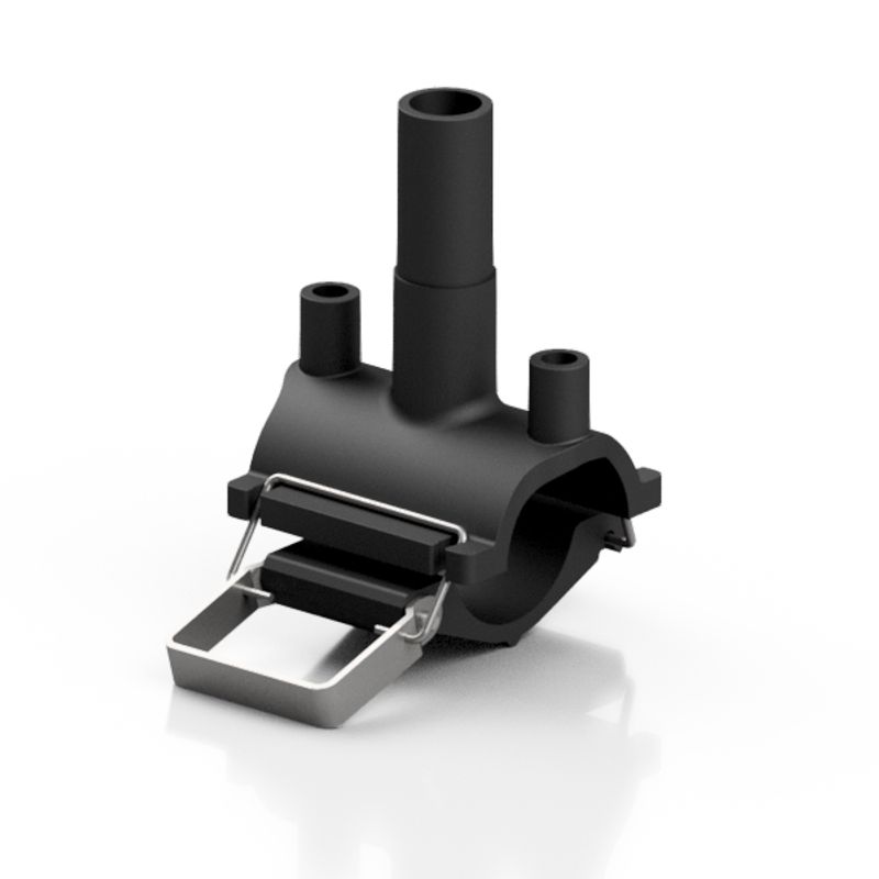 PE100 ELEKTROSVEIS ANBORINGSKLAMMER Ø63-225MM