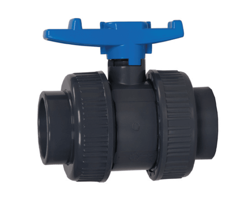 PVC Kuleventil | Ø 63mm Ecoline PN 16