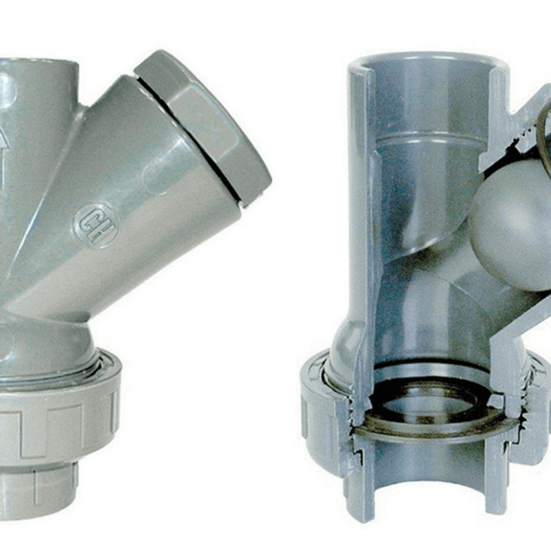 PVC Kule Tilbakeslagsventil | Y-Type 32mm