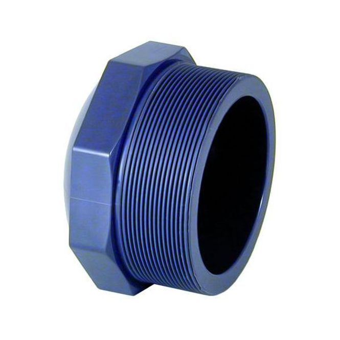 Hovedbillede PVC Endekappe | plugg utv. gjenger 1'' PN16