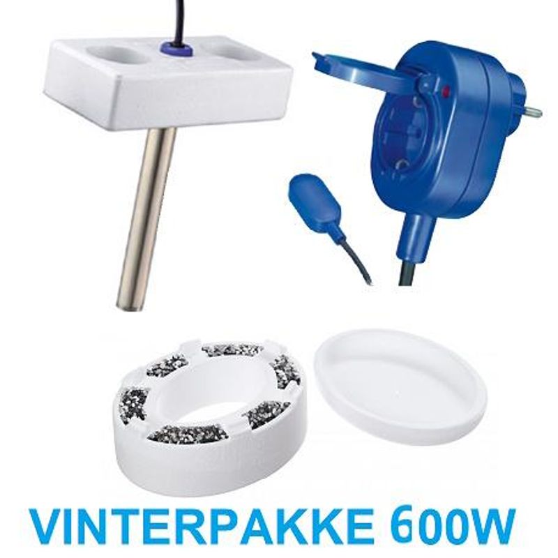 Vinterpakke 600W | Varmekolbe, Frostvakt og Isfri-hette